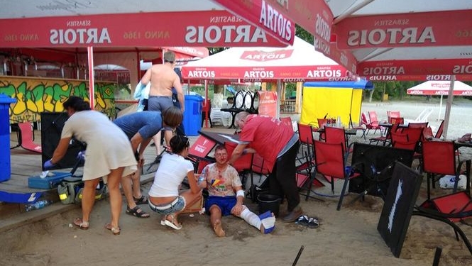 В Полтаве на пляже в перестрелке один человек погиб, ранен ребенок