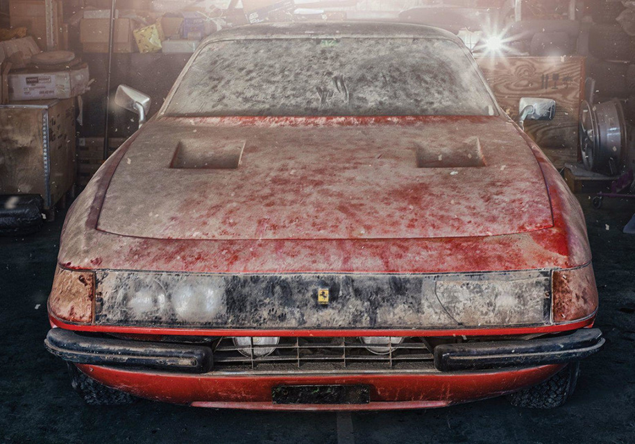 Ferrari 1969 года, 40 лет простоявший в гараже, продадут за почти 2 млн. евро 11