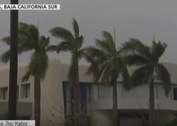 Мексиканский штат Нижняя Калифорния накрыл шторм “Лидия”