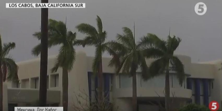 Мексиканский штат Нижняя Калифорния накрыл шторм “Лидия”