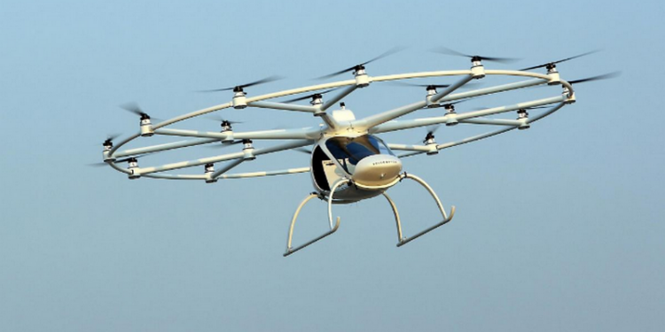 В Дубае прошли испытания беспилотного летающего такси