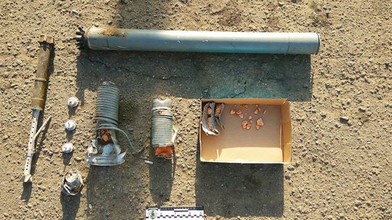На полигоне «Широкий Лан» искатель металлолома нашел и почти вывез фрагменты неуправляемых авиационных ракет 1