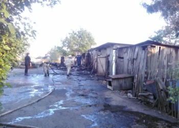 За сутки на Николаевщине вспыхнули хозпостройка и летняя кухня