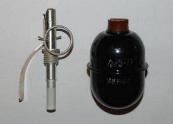 Николаевец добровольно сдал в полицию гранату, которую нашел возле гаражей