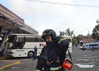 В Одессе горел Центральный автовокзал – пришлось эвакуировать 70 человек