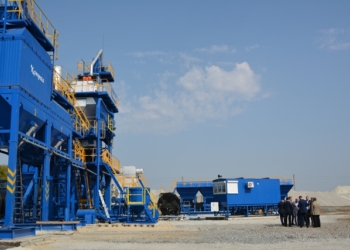 Завидуем молча. В Днепропетровской области запустили передвижной асфальтобетонный завод