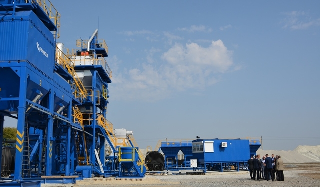 Завидуем молча. В Днепропетровской области запустили передвижной асфальтобетонный завод