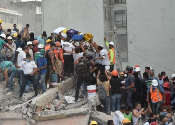 По меньшей мере, 140 человек погибли в результате сильного землетрясения, произошедшего 19 сентября в Мексике