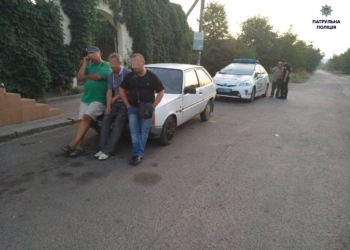 В Николаеве загулявшая компания доверила руль самому трезвому. В сравнении с ними