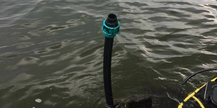 Пограничники обнаружили очередной подводный спиртопровод контрабандистов