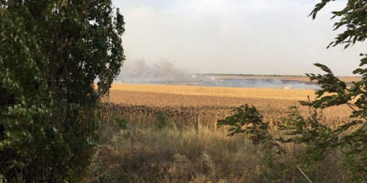 Полиция расследует пожар на военных складах под Мариуполем – подозревают, что это был поджог