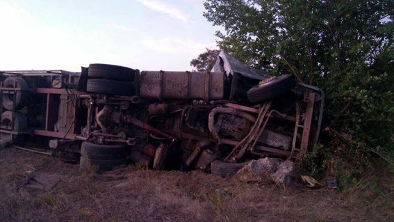 У Южноукраинска в результате ДТП погиб водитель грузовика 5
