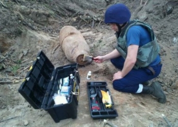 Во Львове рядом с жилыми домами обнаружили артснаряд времен Второй мировой войны