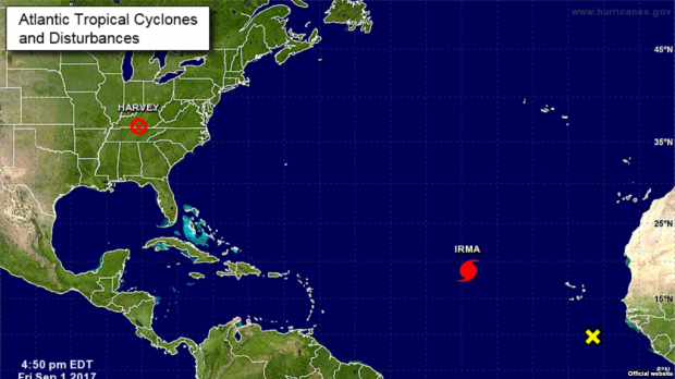 В Атлантическом океане зарождается очередной мощный ураган 1