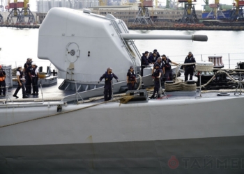 В Одесский порт прибыл итальянский эсминец