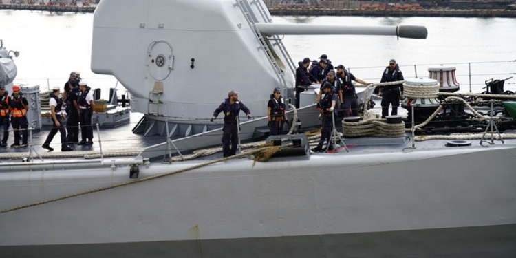 В Одесский порт прибыл итальянский эсминец