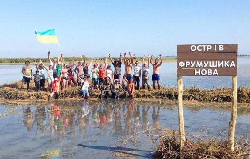 В Одесской области построили искусственный остров для гнездования водоплавающих птиц 1