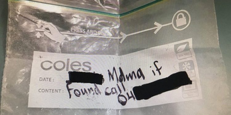 Австралиец подписал пакетик с наркотиком, чтоб не потерять. Нашла полиция