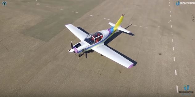 “Укроборонпром” представил новый легкий 4-местный самолет Y1 “Дельфин”