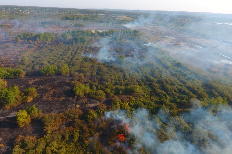 В Украине горят торфяники в пяти областях 1