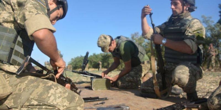 На Николаевщине продолжаются военные сборы с резервистами первой очереди