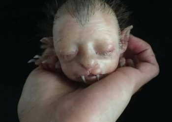 Похожий на оборотня: найденное в Малайзии странное существо с человеческой головой оказалось… игрушкой