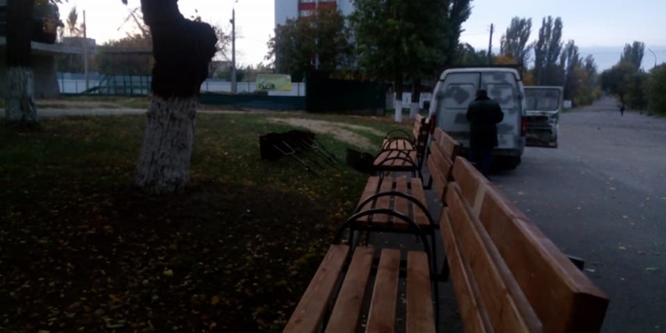 «#СкамейкаДляГорода»: в Николаеве завершился благотворительный проект