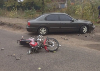 В Первомайске мопед был сбит легковушкой – водитель мопеда погиб
