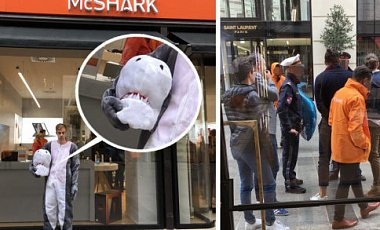 В Австрии оштрафовали “акулу” за отказ показать лицо