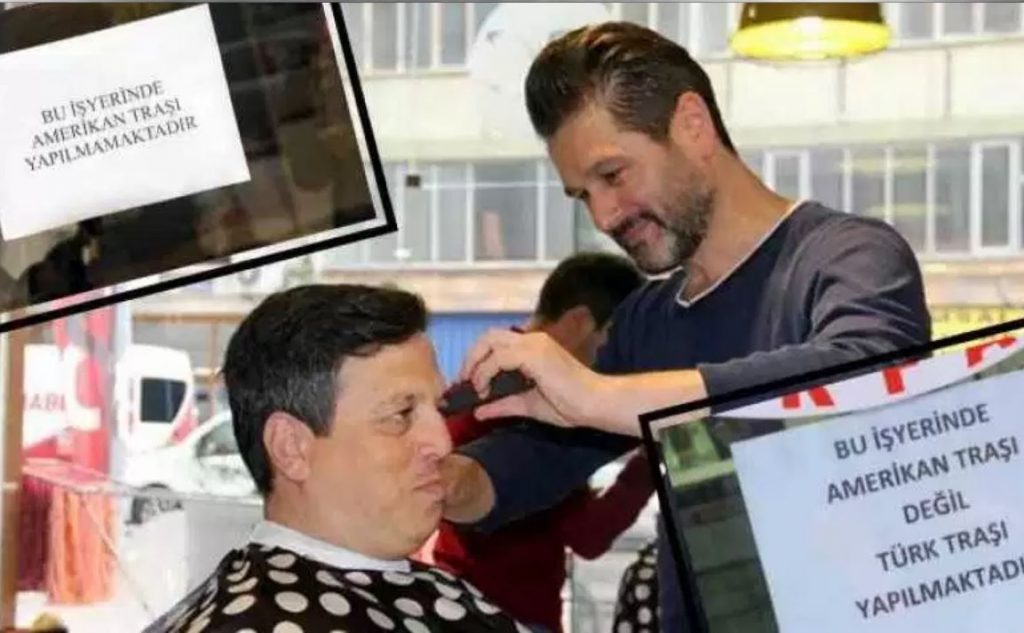 В Турции парикмахеры отказались делать американские стрижки - в знак протеста против политики США 1