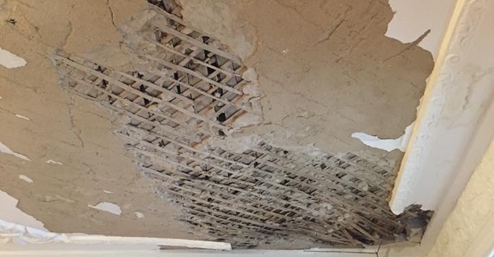 В Николаевском областном шахматном клубе, который хотят передать городу, начал рушиться потолок