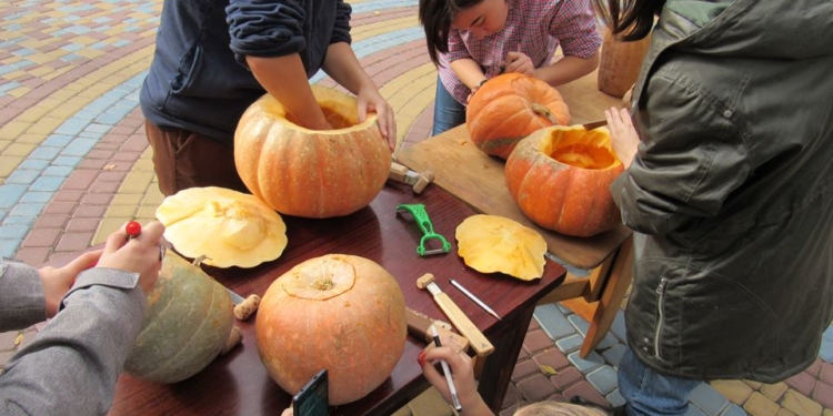 30 тыкв, и ни одной одинаковой! В Николаевском зоопарке к Хэллоуину открылась фотозона