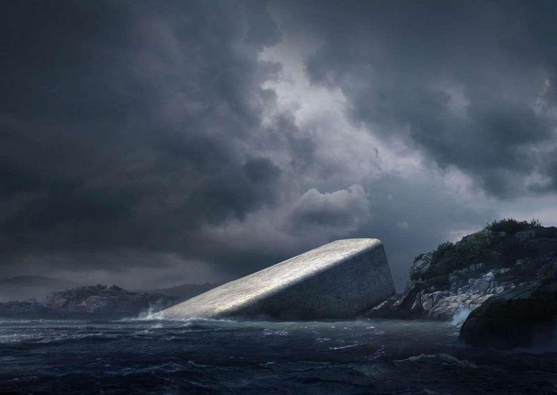 В Норвегии откроется подводный ресторан, который идеально впишется в природную среду 1