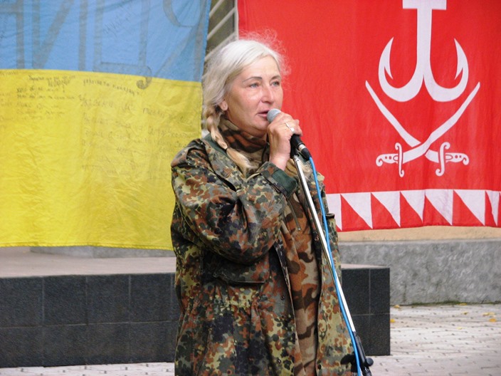 «Велика українська хода» в Вознесенске: флаги растянулись на 1 км 5