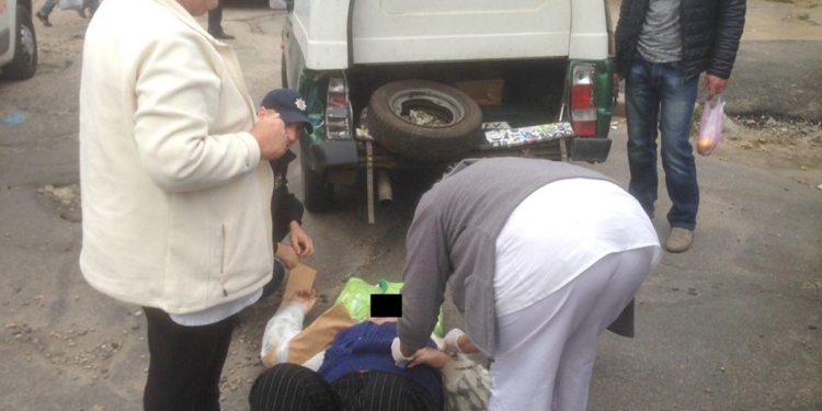 В Николаеве на Пушкинской КАМаЗ с прицепом спровоцировал ДТП, в котором пострадал пешеход