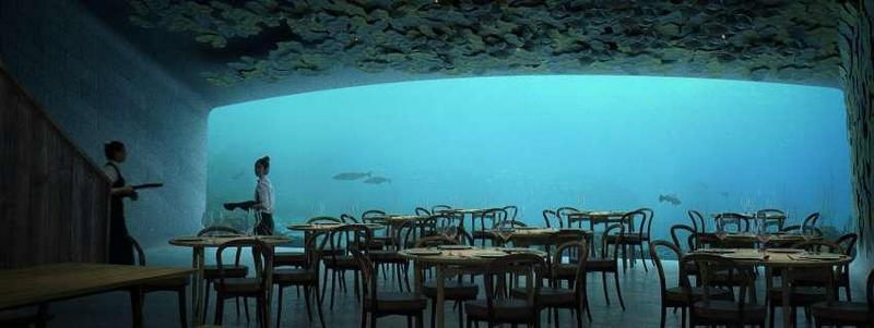 В Норвегии откроется подводный ресторан, который идеально впишется в природную среду 3