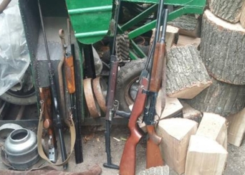Круговорот оружия на Николаевщине: в Доманевском районе нашли «подаренные» гранаты, в Первомайском – незарегистрированные ружья