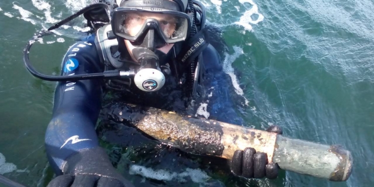 В Николаевской области завершен осенний этап работ по разминированию акватории Черного моря в районе Кинбурнской косы