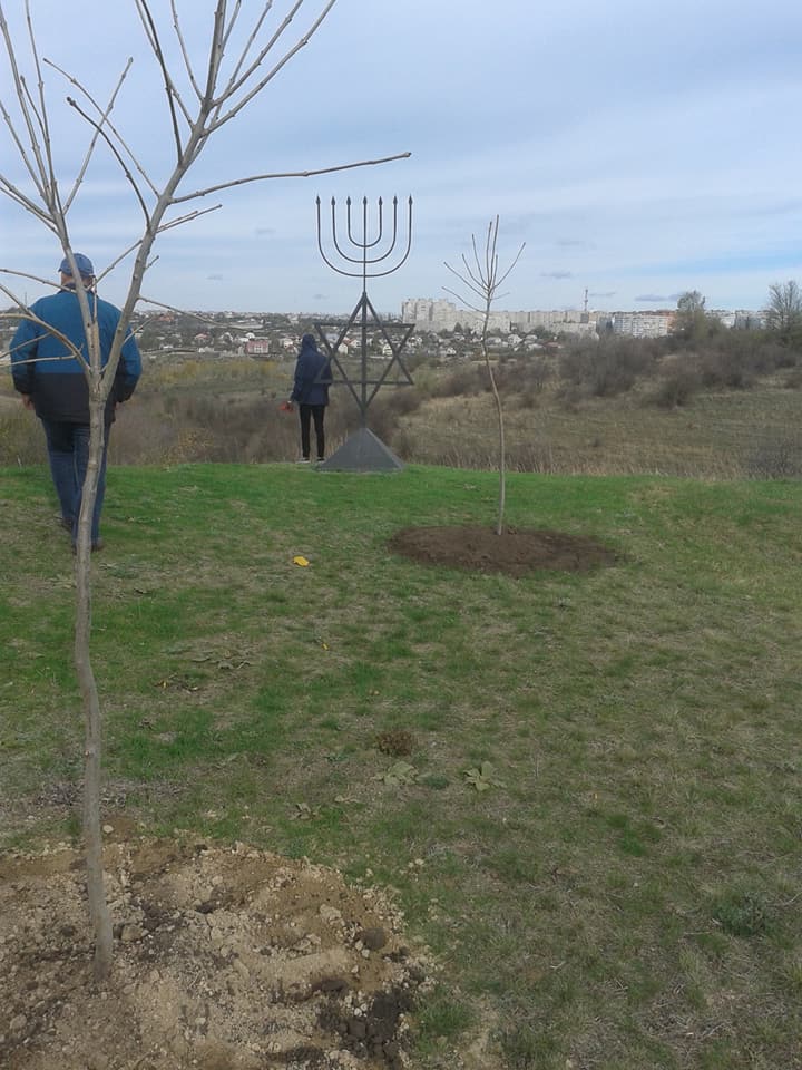 На Николаевщине высадили 127 деревьев в память о выживших узниках концентрационного лагеря 15