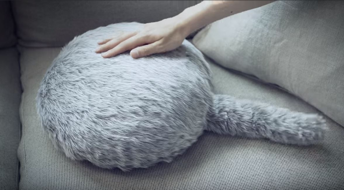 Любите кошек, но не можете себе позволить держать их дома? Японцы предлагают кота-робота