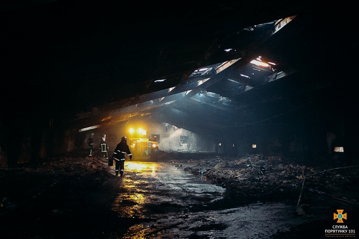 В Тернопольской области сгорела птицеферма и 29 тыс. цыплят