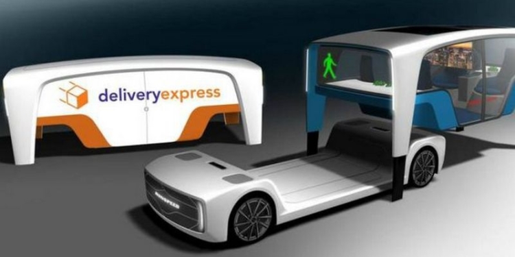 Компания из Швейцарии представила концепт автомобиля-трансформера со съемными кабинами