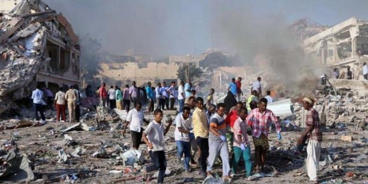 В Сомали произошел двойной теракт, десятки погибших