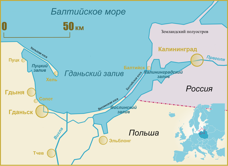 Польша построит канал через Вислинскую косу и получит новый морпорт. РФ против 1