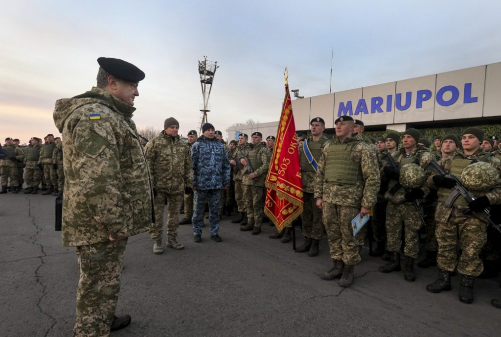 503-й батальон морской пехоты, сформированный на базе 36-й бригады морской пехоты, дислоцирующейся в Николаеве, получил Боевое знамя 1