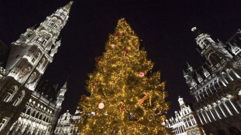 За месяц до Рождества в Брюсселе «зажгут» идеальную рождественскую елку 1