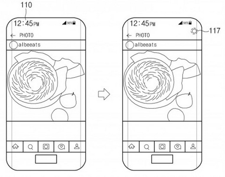 Samsung зарегистрировала патент на полностью безрамочный смартфон 1