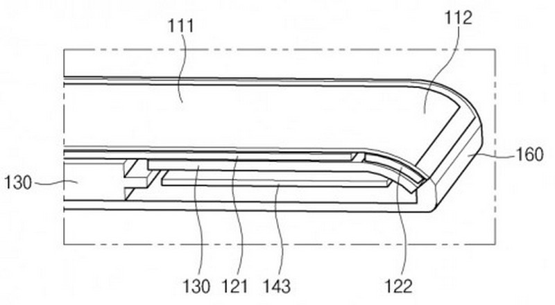 Samsung зарегистрировала патент на полностью безрамочный смартфон 3