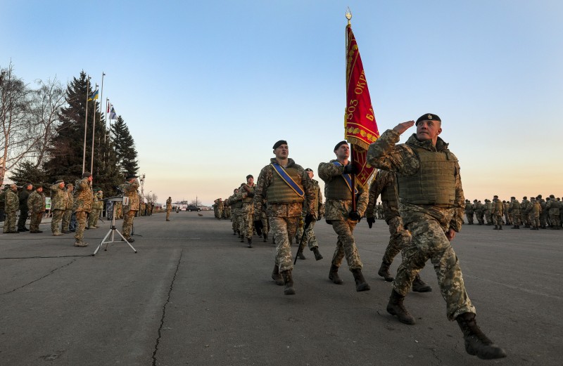 503-й батальон морской пехоты, сформированный на базе 36-й бригады морской пехоты, дислоцирующейся в Николаеве, получил Боевое знамя 3