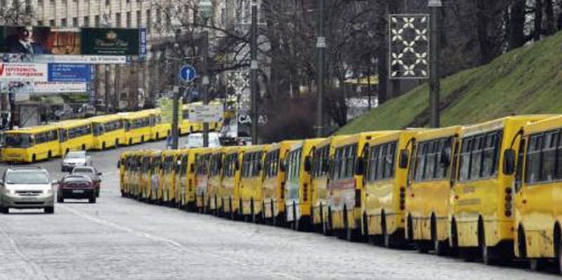 В Киеве почти половина маршруток работает нелегально 1